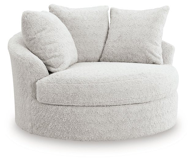 Cuddle Plush Oversized Swivel Accent Chair - Ideal Furniture (Fresno,CA) 