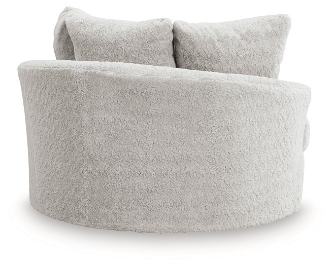 Cuddle Plush Oversized Swivel Accent Chair - Ideal Furniture (Fresno,CA) 