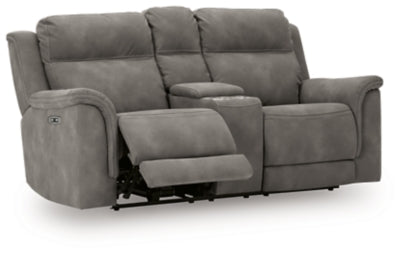 Next-Gen DuraPella Power Reclining Loveseat with Console - Ideal Furniture (Fresno,CA) 