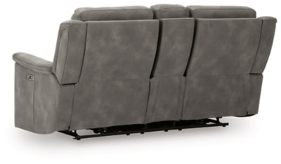 Next-Gen DuraPella Power Reclining Loveseat with Console - Ideal Furniture (Fresno,CA) 