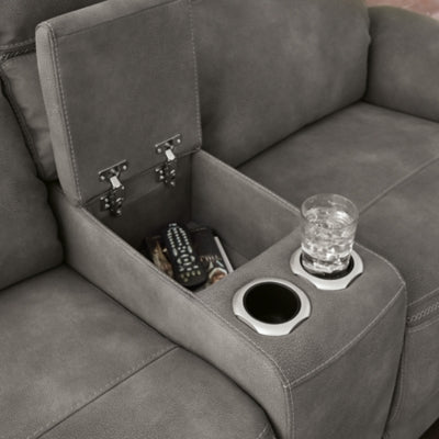 Next-Gen DuraPella Power Reclining Loveseat with Console - Ideal Furniture (Fresno,CA) 
