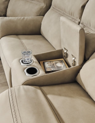 Next-Gen DuraPella Power Reclining Loveseat with Console - Ideal Furniture (Fresno,CA) 