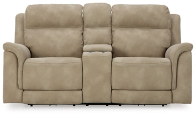 Next-Gen DuraPella Power Reclining Loveseat with Console - Ideal Furniture (Fresno,CA) 