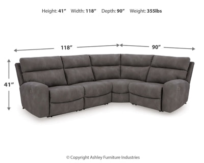 Next-Gen DuraPella Power Reclining Sectional - Ideal Furniture (Fresno,CA) 