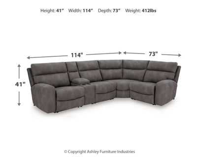 Next-Gen DuraPella Power Reclining Sectional - Ideal Furniture (Fresno,CA) 