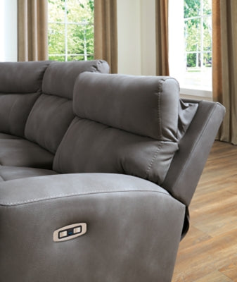 Next-Gen DuraPella Power Reclining Sectional - Ideal Furniture (Fresno,CA) 