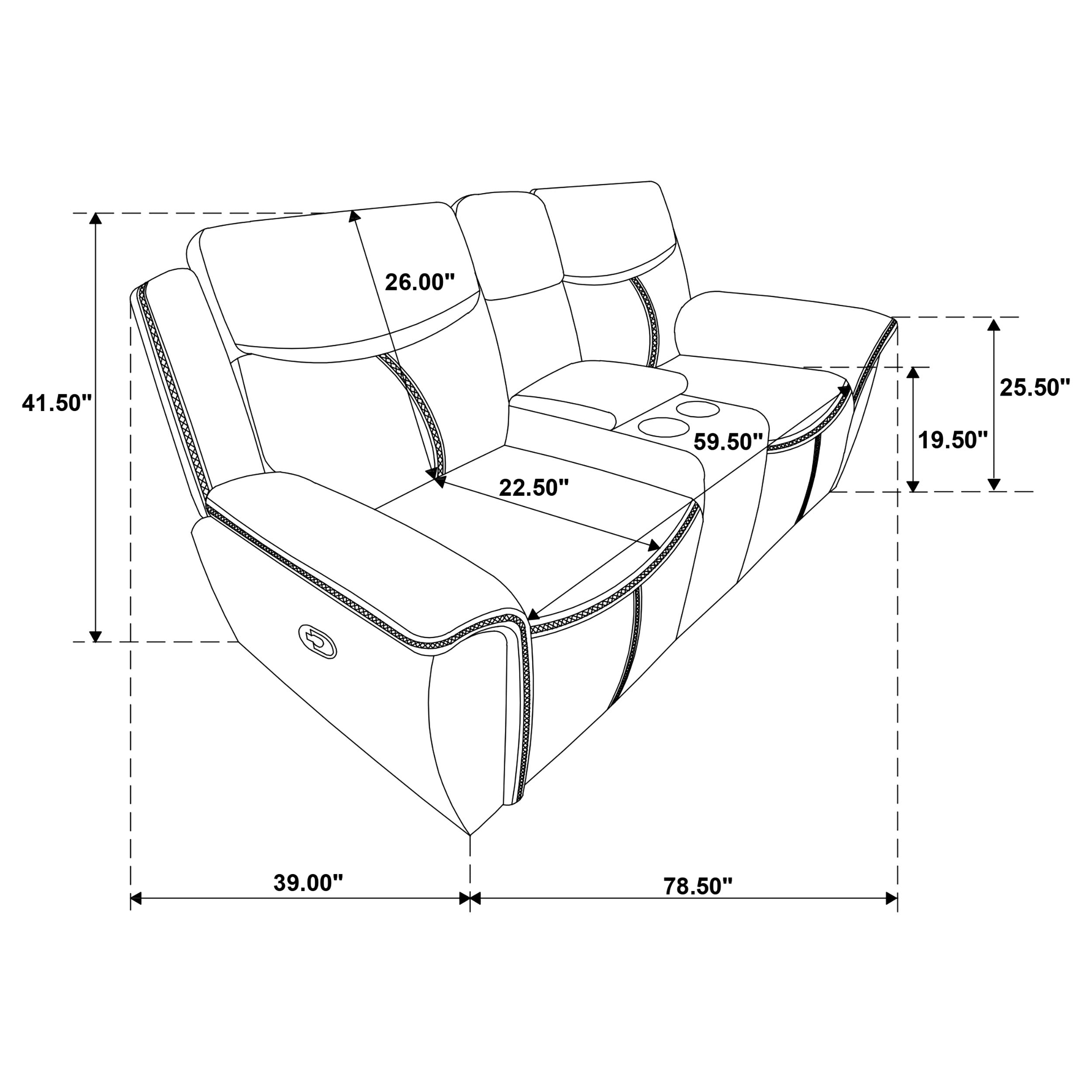 Sloane Reclining 3 Pc Set