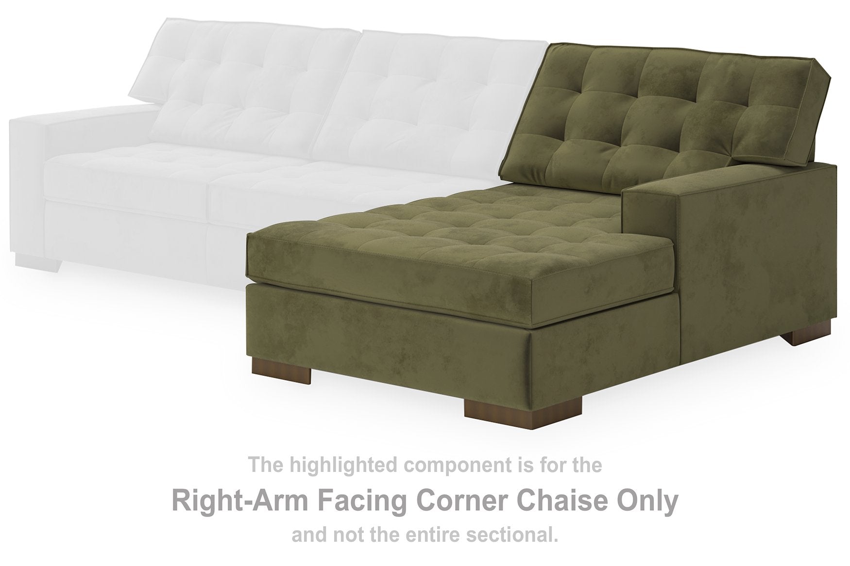 Caspian-Town Sectional with Chaise - Ideal Furniture (Fresno,CA) 