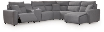 Modmax Power Reclining Sectional with Chaise - Ideal Furniture (Fresno,CA) 