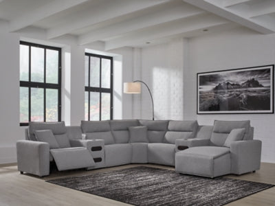 Modmax Power Reclining Sectional with Chaise - Ideal Furniture (Fresno,CA) 