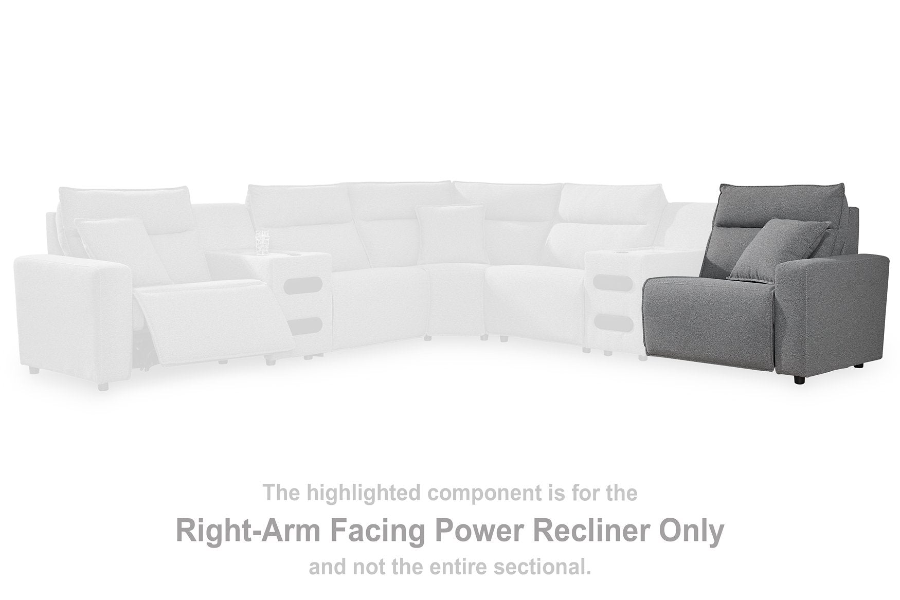 Modmax Reclining Sectional with Audio Consoles - Ideal Furniture (Fresno,CA) 
