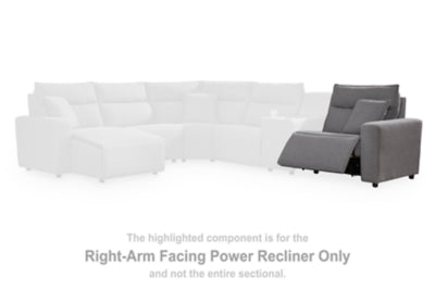 Modmax Reclining Sectional with Audio Console - Ideal Furniture (Fresno,CA) 