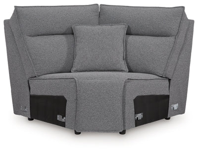 Modmax Reclining Sectional with Audio Console - Ideal Furniture (Fresno,CA) 