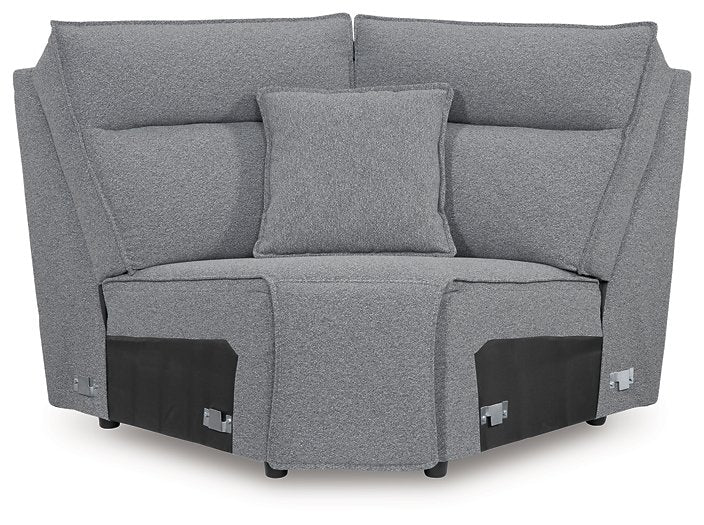Modmax Reclining Sectional with Console - Ideal Furniture (Fresno,CA) 