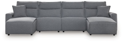 Modmax Power Reclining Sectional with Chaise - Ideal Furniture (Fresno,CA) 