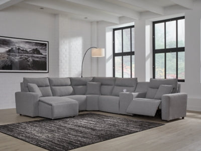 Modmax Power Reclining Sectional with Chaise - Ideal Furniture (Fresno,CA) 