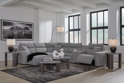 Modmax Power Reclining Sectional with Chaise - Ideal Furniture (Fresno,CA) 