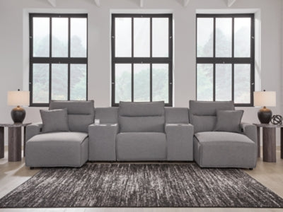Modmax Power Reclining Sectional with Chaise - Ideal Furniture (Fresno,CA) 