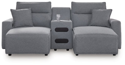Modmax Power Reclining Sectional with Chaise - Ideal Furniture (Fresno,CA) 