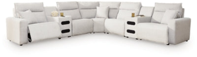 Modmax II Power Reclining Sectional with Audio Consoles - Ideal Furniture (Fresno,CA) 