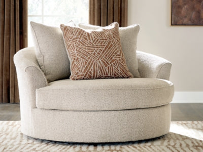 Steelwater Retreat Oversized Swivel Accent Chair - Ideal Furniture (Fresno,CA) 