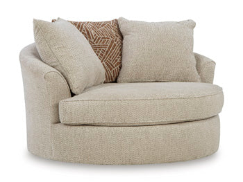 Steelwater Retreat Oversized Swivel Accent Chair - Ideal Furniture (Fresno,CA) 