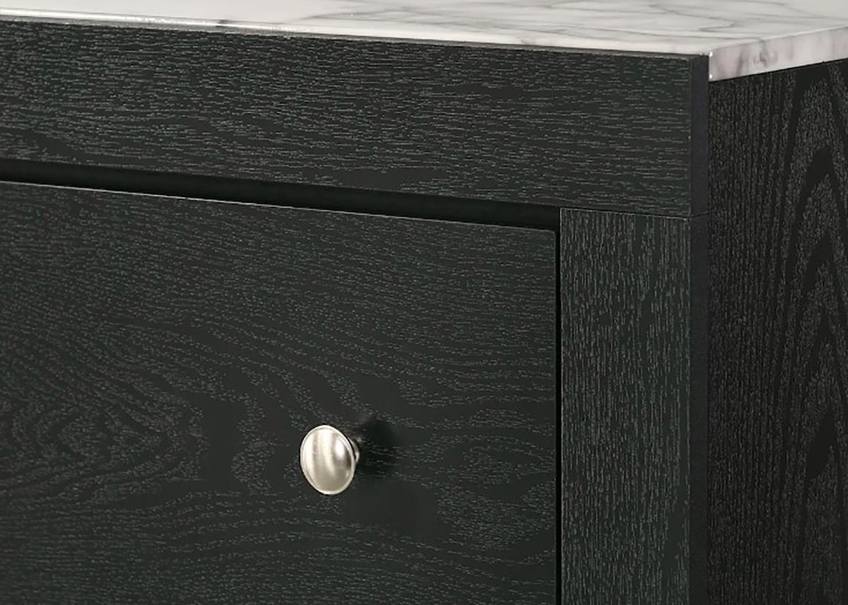 Crown Mark Furniture Cadence 6 Drawer Dresser in Black - Ideal Furniture (Fresno,CA) 