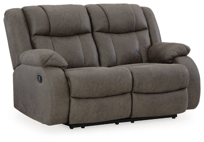 First Base Reclining Loveseat - Ideal Furniture (Fresno,CA) 
