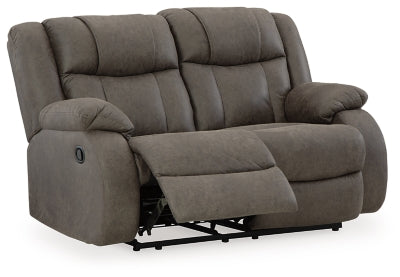 First Base Reclining Loveseat - Ideal Furniture (Fresno,CA) 
