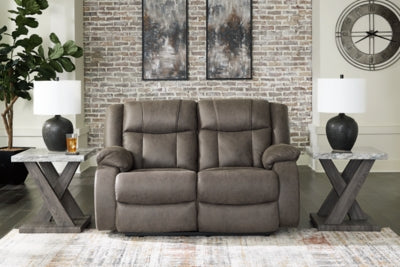First Base Reclining Loveseat - Ideal Furniture (Fresno,CA) 