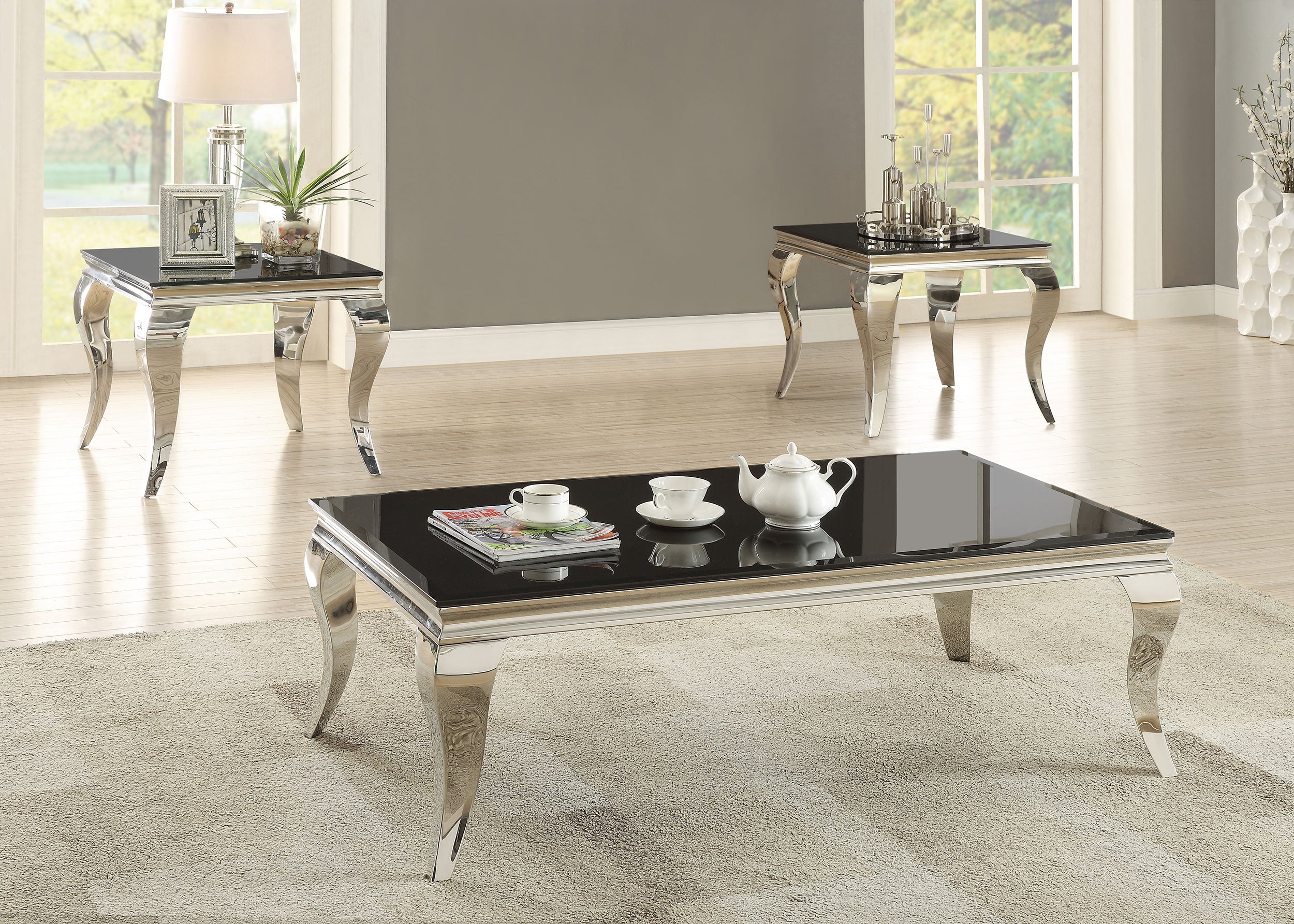 Carone Coffee Table Sets - Ideal Furniture (Fresno,CA) 