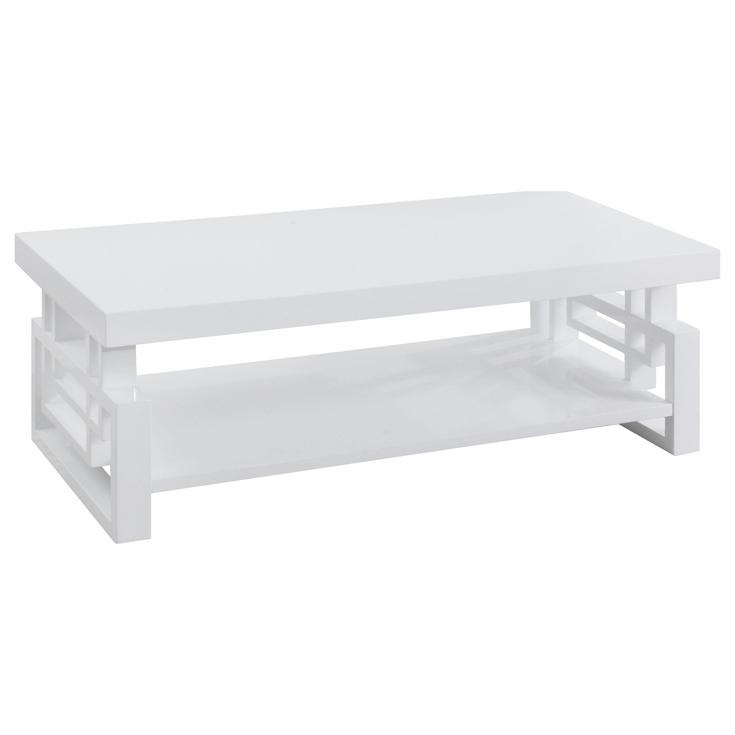 Schmitt Rectangular Coffee Table High Glossy White image