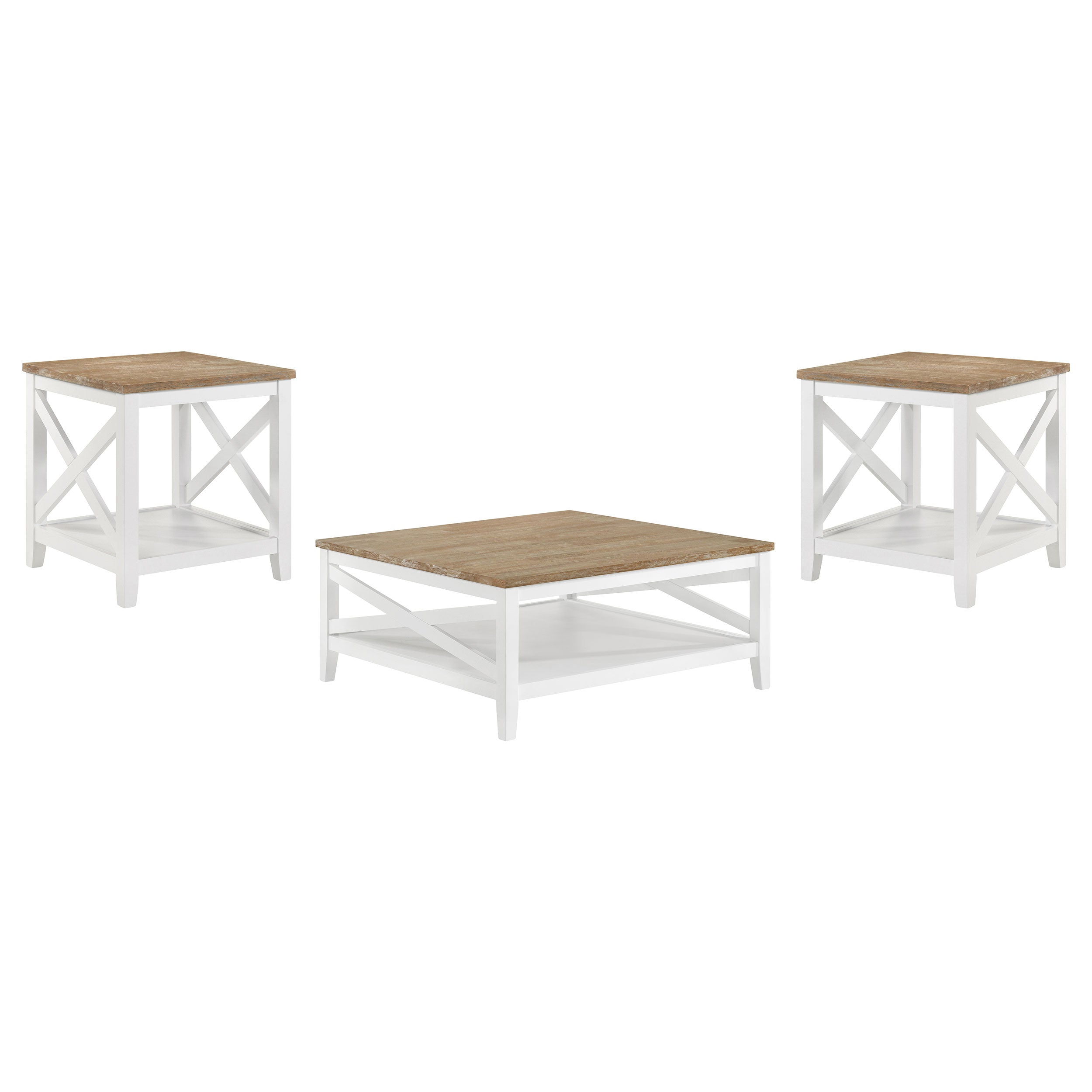 Hollis Coffee Table Sets - Ideal Furniture (Fresno,CA) 
