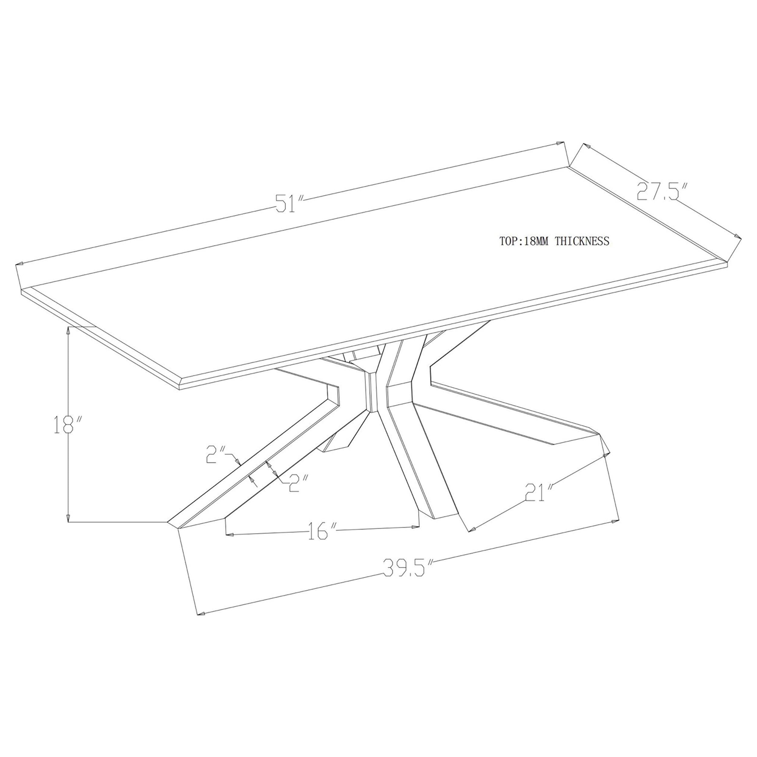 Visalia Coffee Table