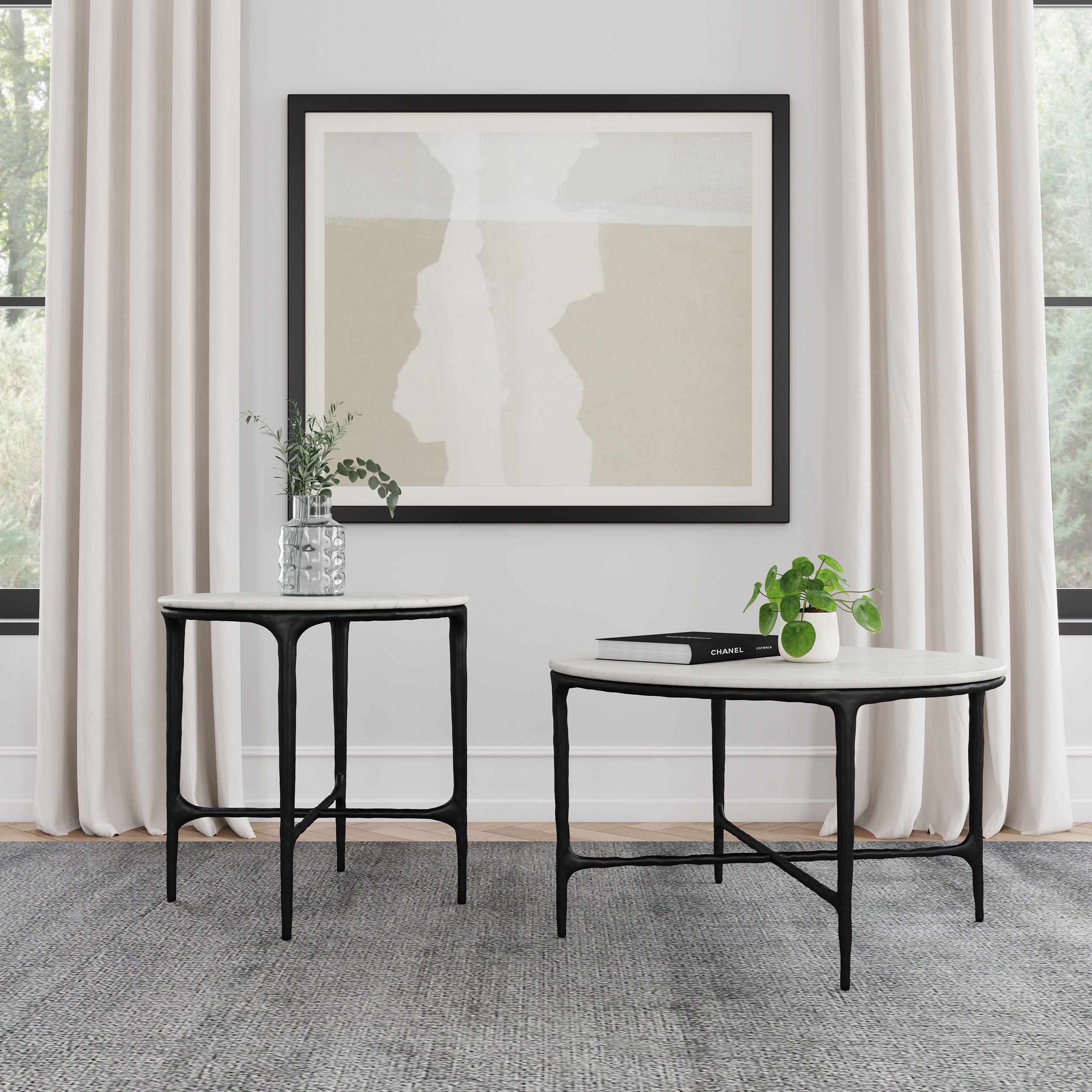 Hermas End & Side Tables - Ideal Furniture (Fresno,CA) 