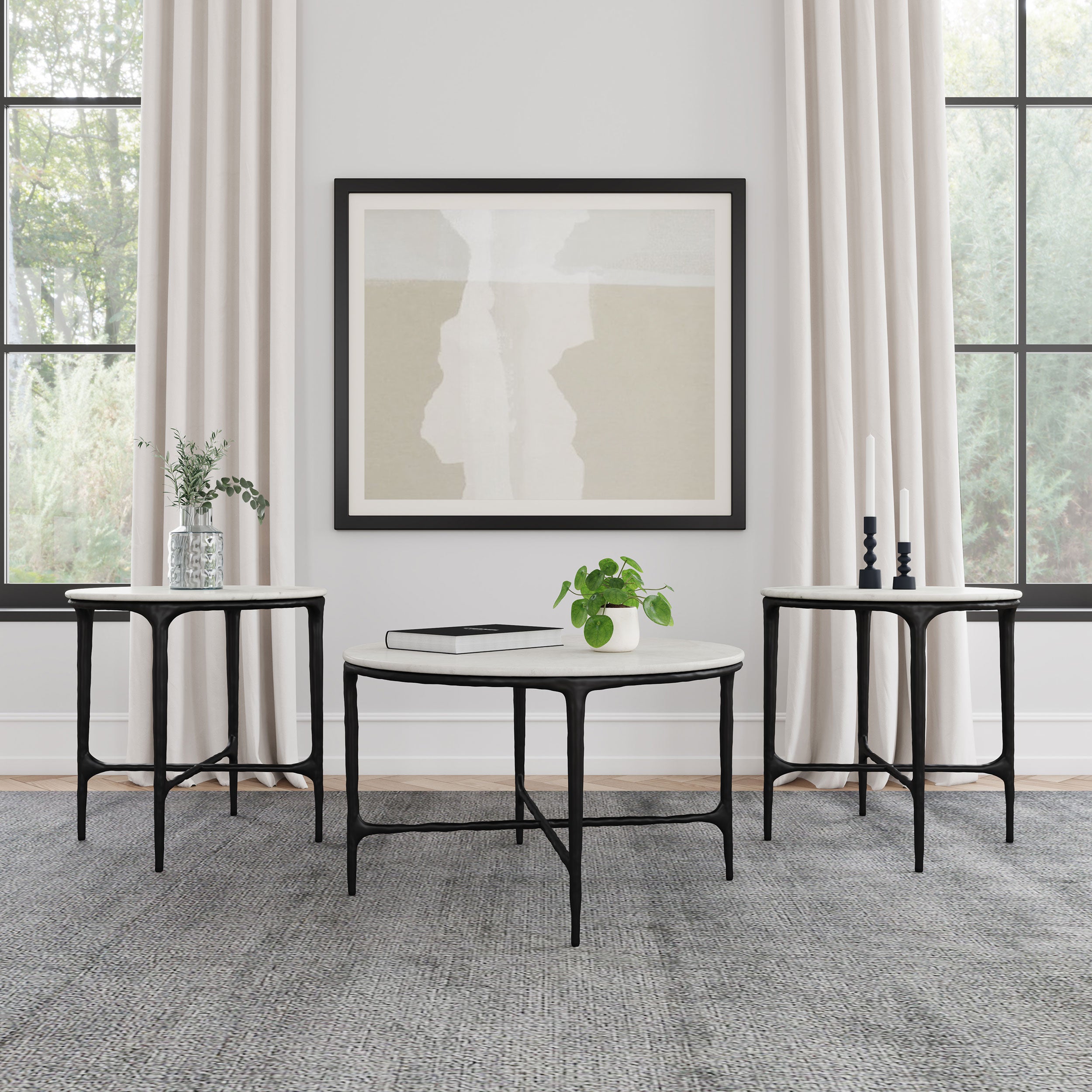 Hermas Table Sets - Ideal Furniture (Fresno,CA) 