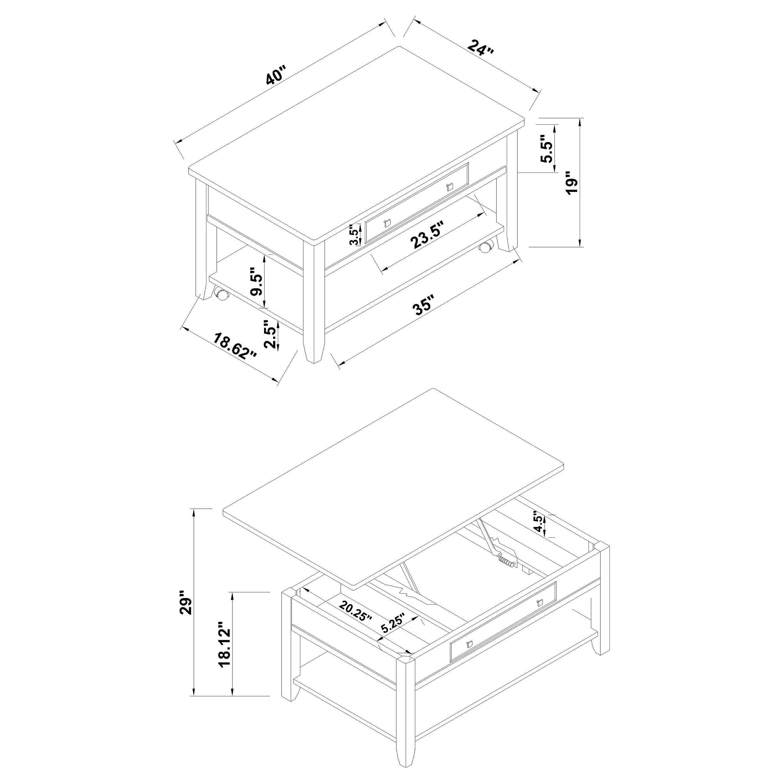 Bradford Coffee Table Sets - Ideal Furniture (Fresno,CA) 