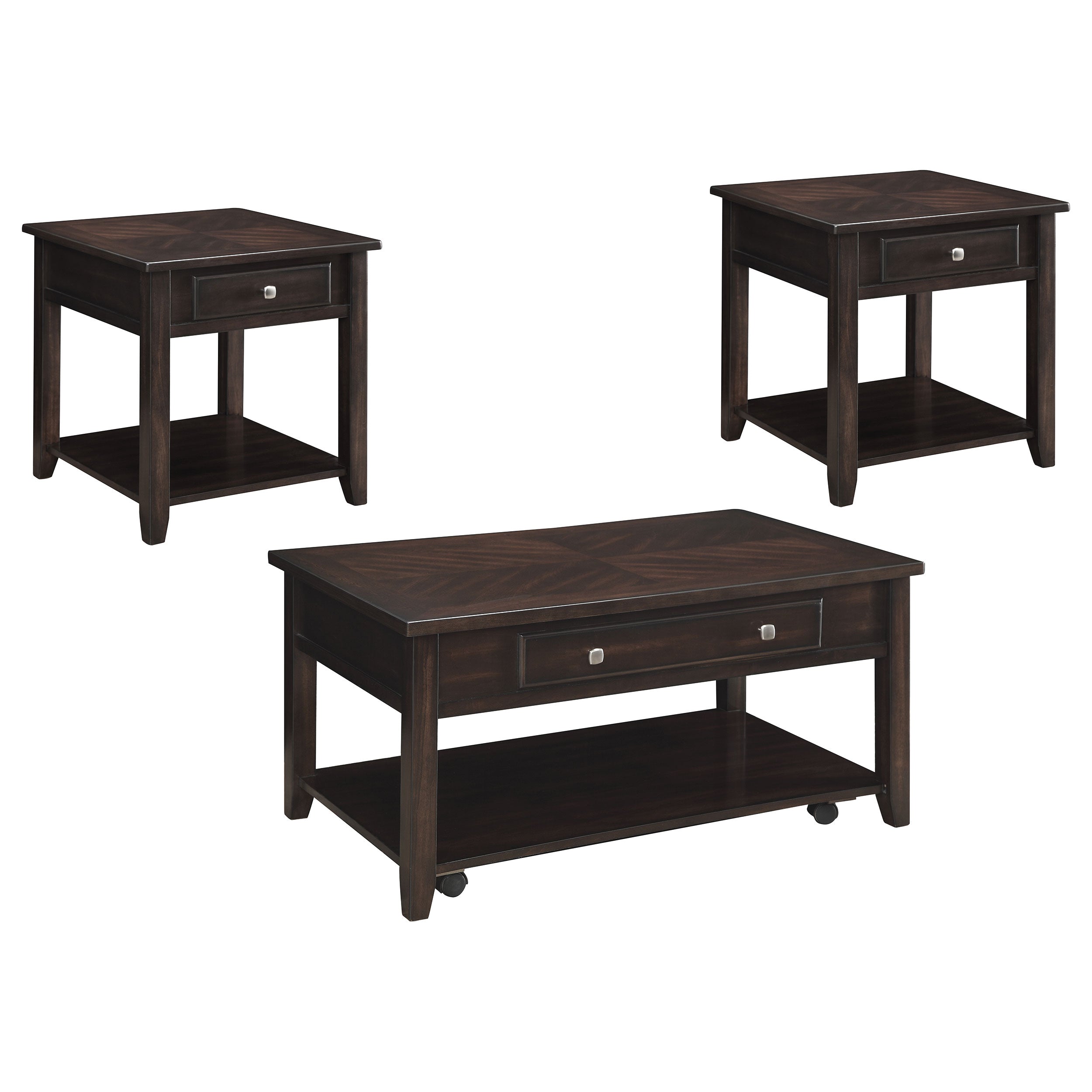 Bradford Coffee Table Sets - Ideal Furniture (Fresno,CA) 