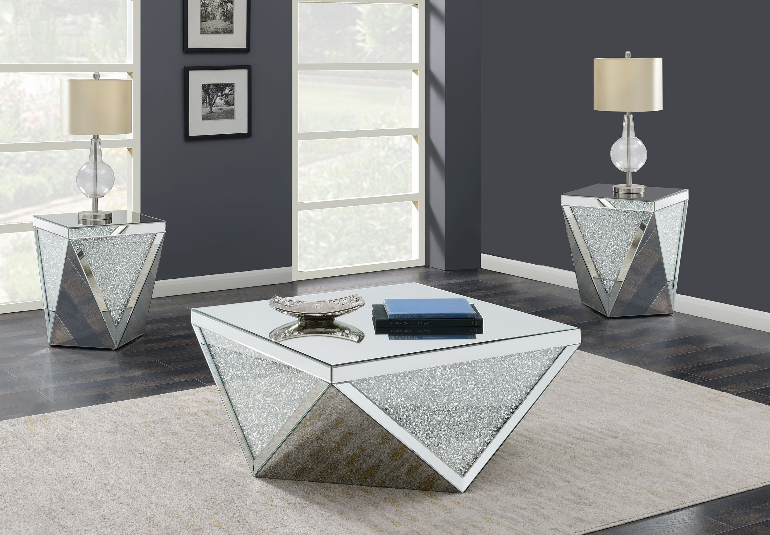 Amore Coffee Table Sets - Ideal Furniture (Fresno,CA) 