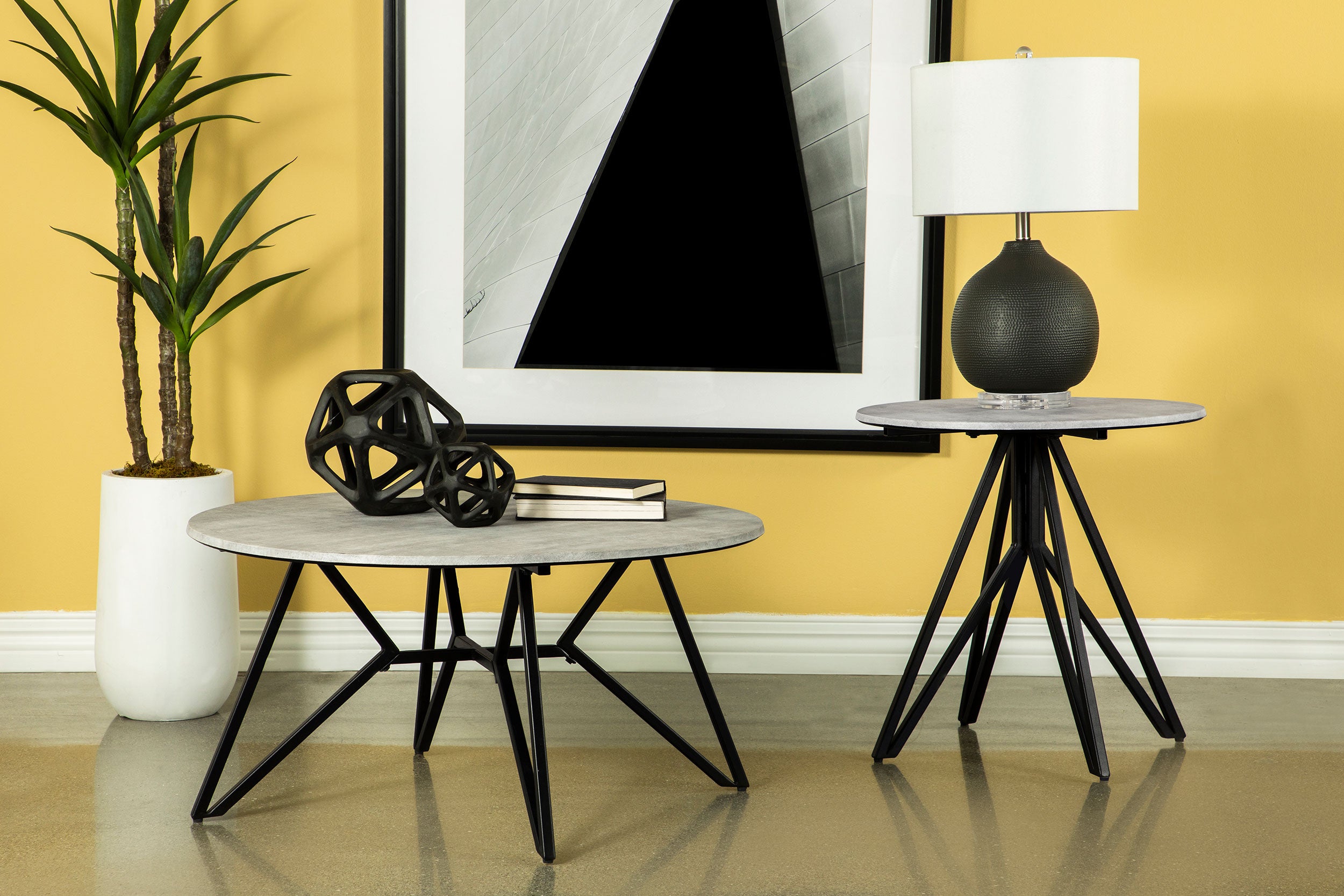 Hadi Coffee Table Sets - Ideal Furniture (Fresno,CA) 