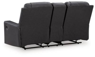Mackmenville Reclining Loveseat with Console - Ideal Furniture (Fresno,CA) 