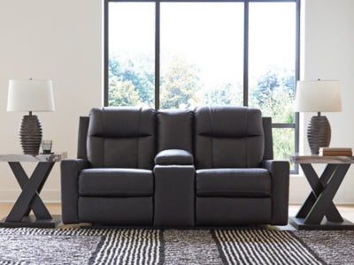 Mackmenville Reclining Loveseat with Console - Ideal Furniture (Fresno,CA) 