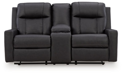 Mackmenville Reclining Loveseat with Console - Ideal Furniture (Fresno,CA) 
