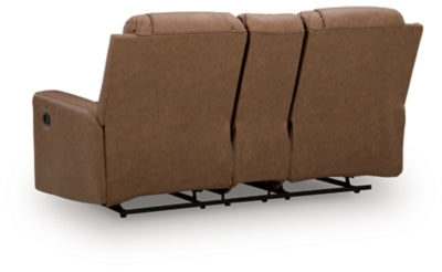 Mackmenville Reclining Loveseat with Console - Ideal Furniture (Fresno,CA) 