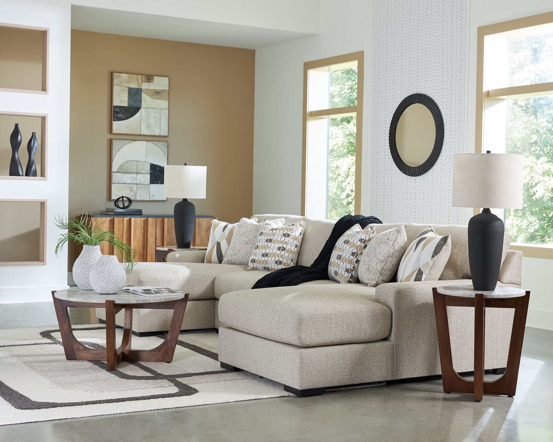 Laurelgrove Double Chaise Sectional - Ideal Furniture (Fresno,CA) 