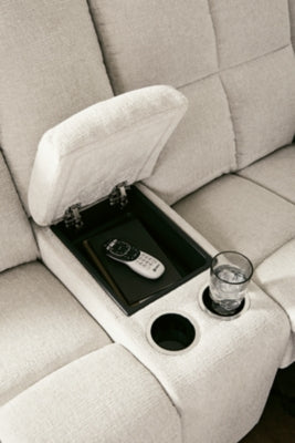 Orlen Reclining Loveseat with Console - Ideal Furniture (Fresno,CA) 