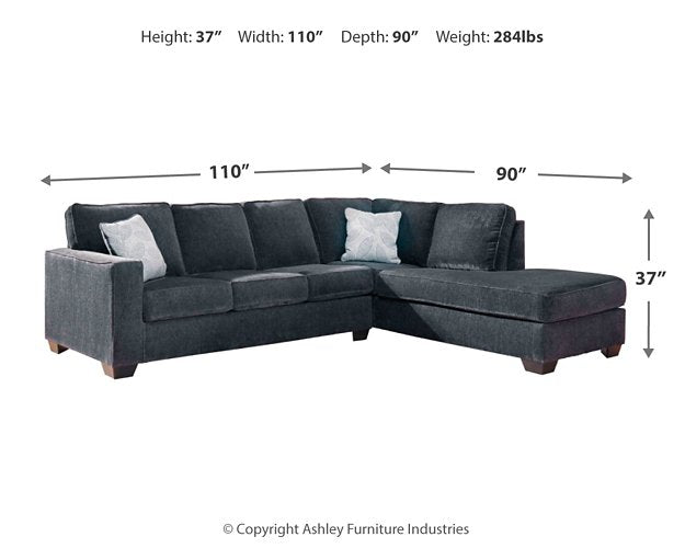 Altari Sleeper Sectional with Chaise - Ideal Furniture (Fresno,CA) 