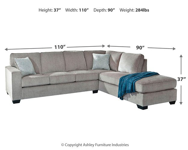 Altari Sleeper Sectional with Chaise - Ideal Furniture (Fresno,CA) 