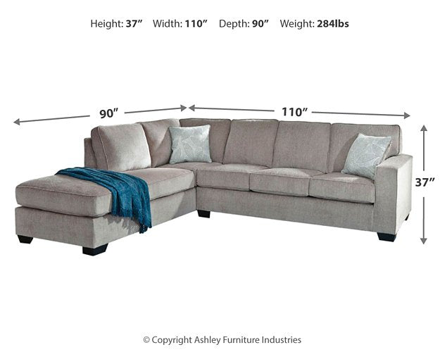 Altari Sleeper Sectional with Chaise - Ideal Furniture (Fresno,CA) 