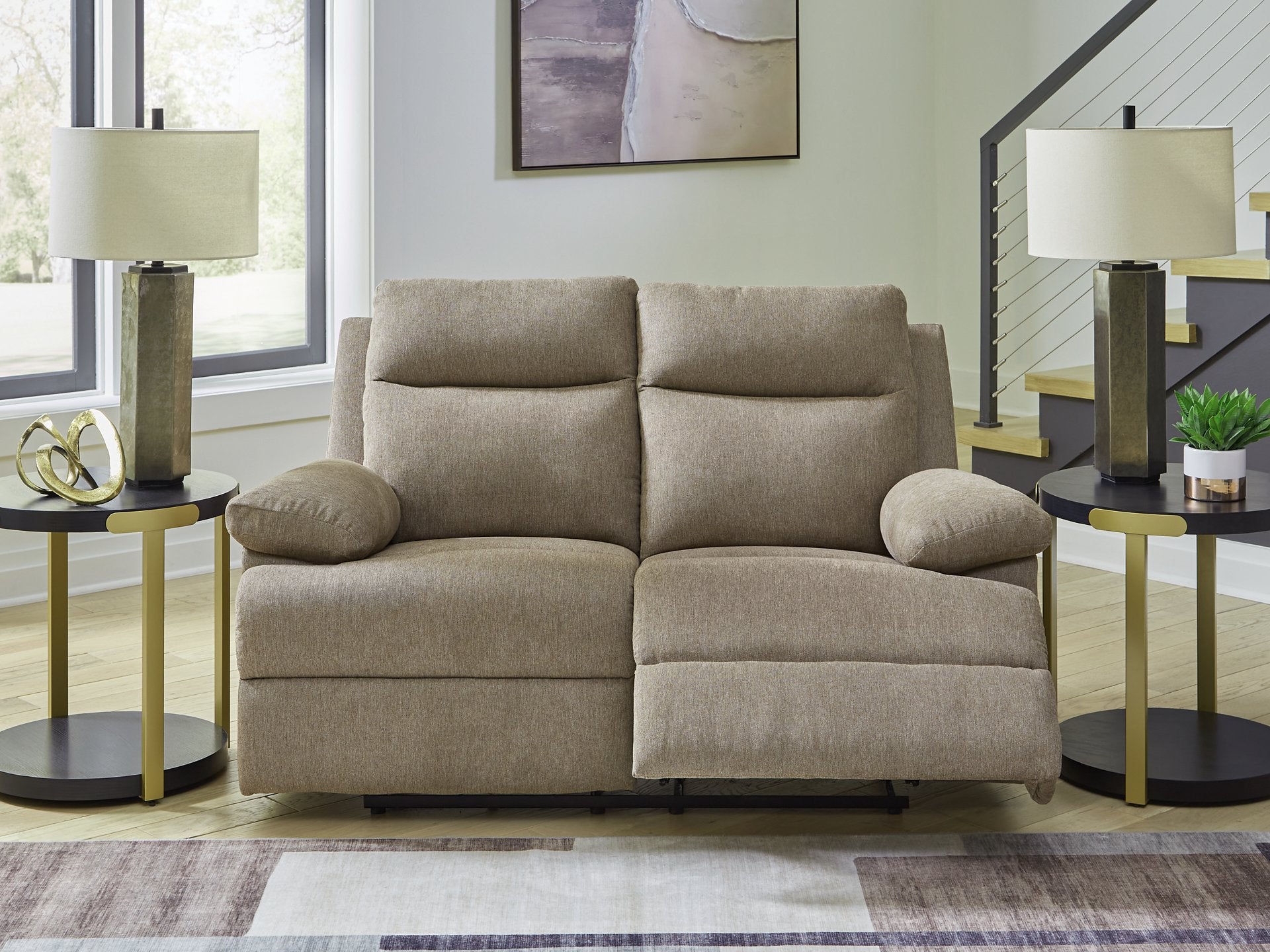 Side-Swipe Reclining Loveseat - Ideal Furniture (Fresno,CA) 